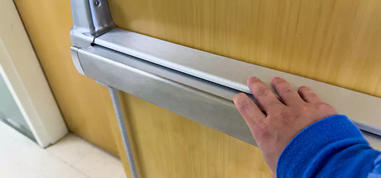 Installing a Push Bar on a Door Vero Beach South
